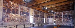 View of the Salone dei Mesi by Cosme Tura