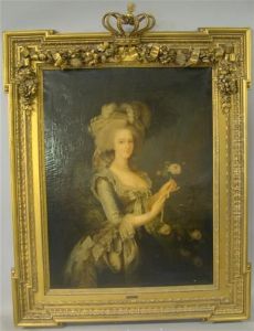 Portrait Of Marie Antoinette by Elisabeth Vigee-Lebrun