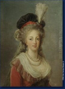 Portrait De Marie-antoinette by Elisabeth Vigee-Lebrun