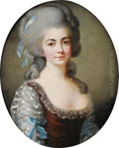 Portrait Of Madame Desaint-huberty by Elisabeth Vigee-Lebrun