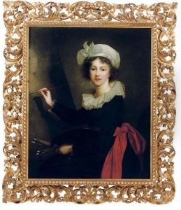 Portrait Of Marie Louise Elisabeth Vigee-lebrun At An Easel by Elisabeth Vigee-Lebrun