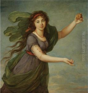 Portrait Of A Young Girl In The 
Guise Of Atalanta, Said To Be Jeanne Julie Louise Le Brun (1780-1809), 
The Artist's Daughter
