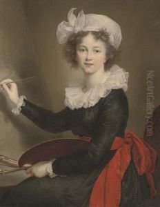 Portrait Of The Artist by Elisabeth Vigee-Lebrun