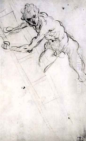 Study of a figure for the Crucifixion - view 1
