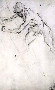 Study of a figure for the Crucifixion