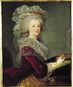 Attribue A Louise Elisabeth Vigee Lebrun by Elisabeth Vigee-Lebrun