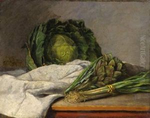 Nature Morte Au Chou Et A L'artichaut