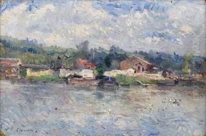 Bord De Seine by Claude Vignon