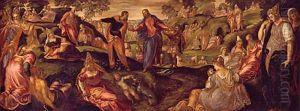 The Miracle of the Loaves and Fishes ca 1545