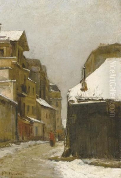 Vue D'une Rue Sous La Neige - view 1