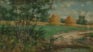 Haystacks by Claude Vignon
