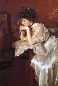 Reverie (Katherine Finn) 1913 by Edmund Charles Tarbell
