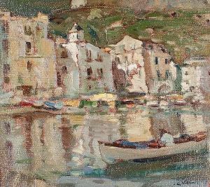 In The Port by Gennaro Villani