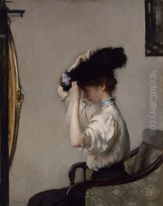Preparing for the Matinee, 1907 by Edmund Charles Tarbell