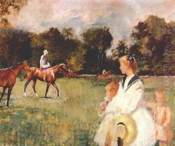 Schooling the Horses, 1902 - view 1