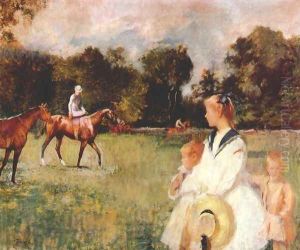 Schooling the Horses, 1902 by Edmund Charles Tarbell