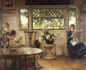Mother, Mercie, and Mary by Edmund Charles Tarbell
