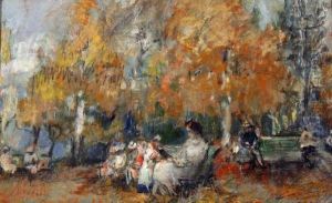 Parc Monceau by Gennaro Villani