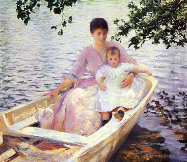 Mother and Child in a Boat, 1892 - view 1