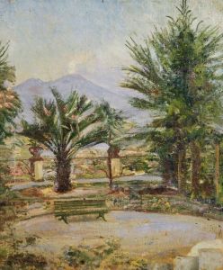 Il Vesuvio Visto Da Sorrento by Gennaro Villani