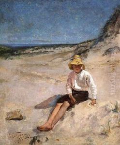 Boy on the Beach by Edmund Charles Tarbell