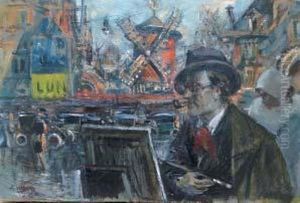 Autoritratto E Moulin Rouge by Gennaro Villani