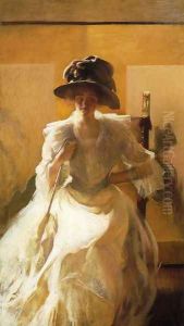 The Golden Screen by Edmund Charles Tarbell