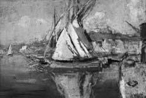 "vele Nel Porto" 1919 by Gennaro Villani