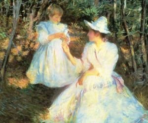 Mother and Child in Pine Woods, c.1893 by Edmund Charles Tarbell