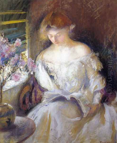 Girl Reading (by a Window) - view 1