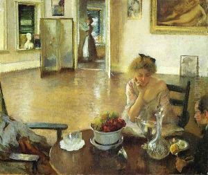The Breakfast Room by Edmund Charles Tarbell