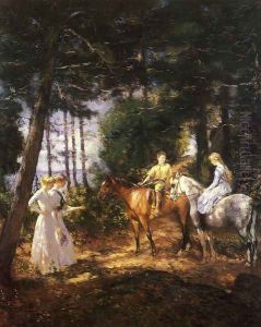 My Children in the Woods by Edmund Charles Tarbell