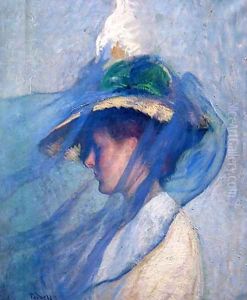 The Blue Veil by Edmund Charles Tarbell