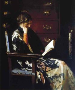 Mary Reading by Edmund Charles Tarbell