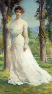 Margaret Under the Elms by Edmund Charles Tarbell