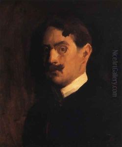 Self Portrait, c.1895 by Edmund Charles Tarbell