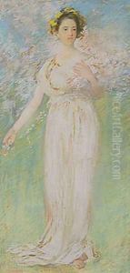 The Symbol of Spring by Edmund Charles Tarbell