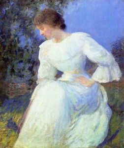 Girl in White by Edmund Charles Tarbell