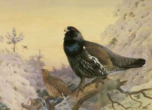 Winter in the Glen by Archibald Thorburn