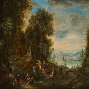 The Baptism Of Christ by David Vinckboons I