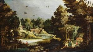 Nachfolge - Landschaft Mit Figurenstaffage