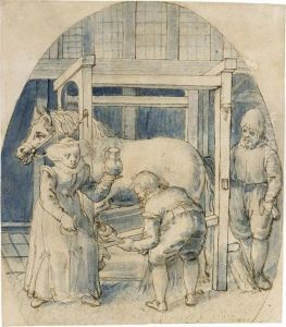 A Blacksmith At Work