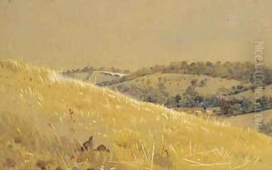 On the edge of the moor by Archibald Thorburn