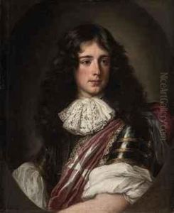 Portrait Of Philippe, Duc De 
Vendome (1655-1727), Grand Prior Ofthe Knights Of Malta In France, 
Bust-length, In A Feignedoval