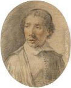 Portrait Of A Young Cleric, Head And Shoulders