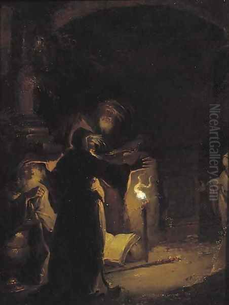 Witchcraft in an archway - view 1
