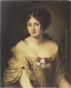 Portrait De La Comtesse Ortensia Ianni Stella by Jacob Ferdinand Voet