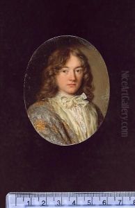 Portrait Of A Gentleman, 
Small-bust-length, In A Gold And Silver Robe With Naples-yellow Lining