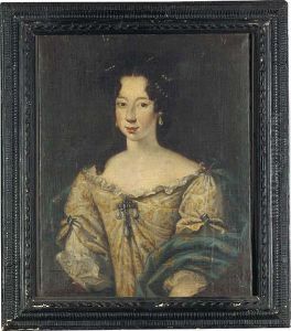 Portrait Of Anne-marie D'orleans, Queen Of Sardinia (1666-1728) by Jacob Ferdinand Voet