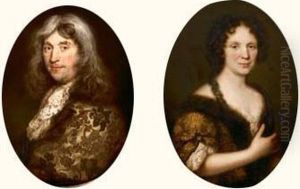 Portrait De Femme. by Jacob Ferdinand Voet